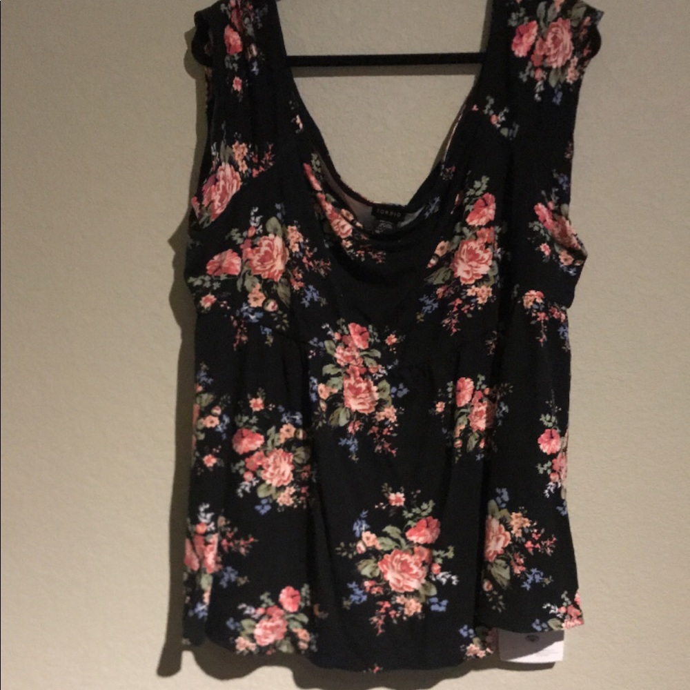Torrid peplum shirt